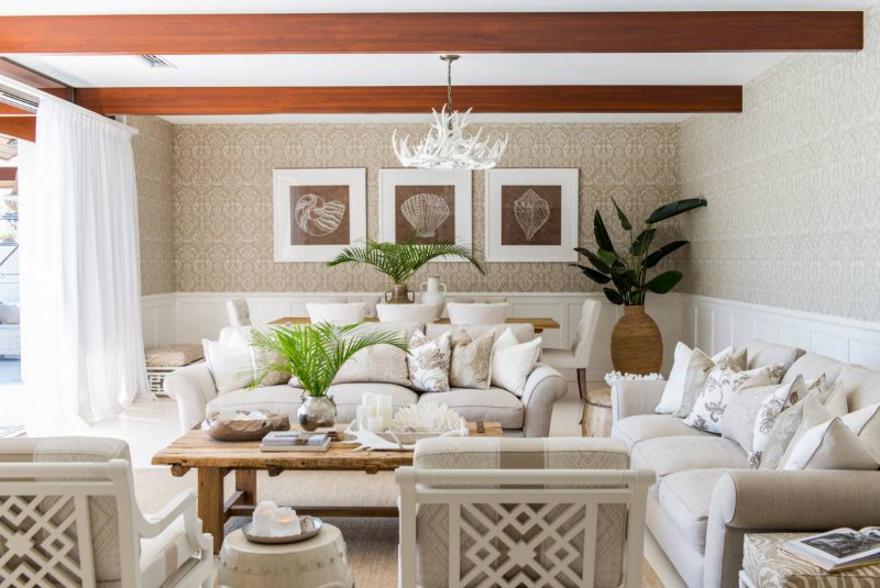 white living room