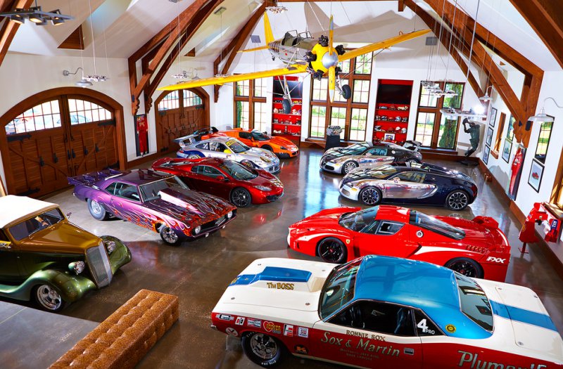 car collector man cave