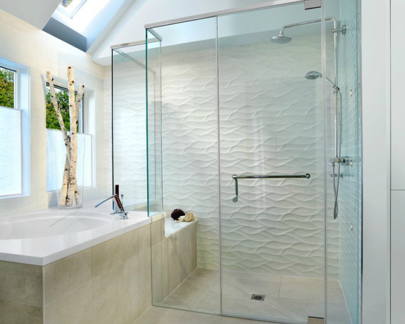 contemporary enclosed japanese tub