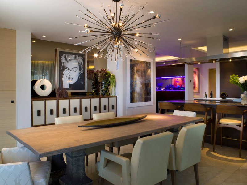 modern dining room sputnik_chandelier