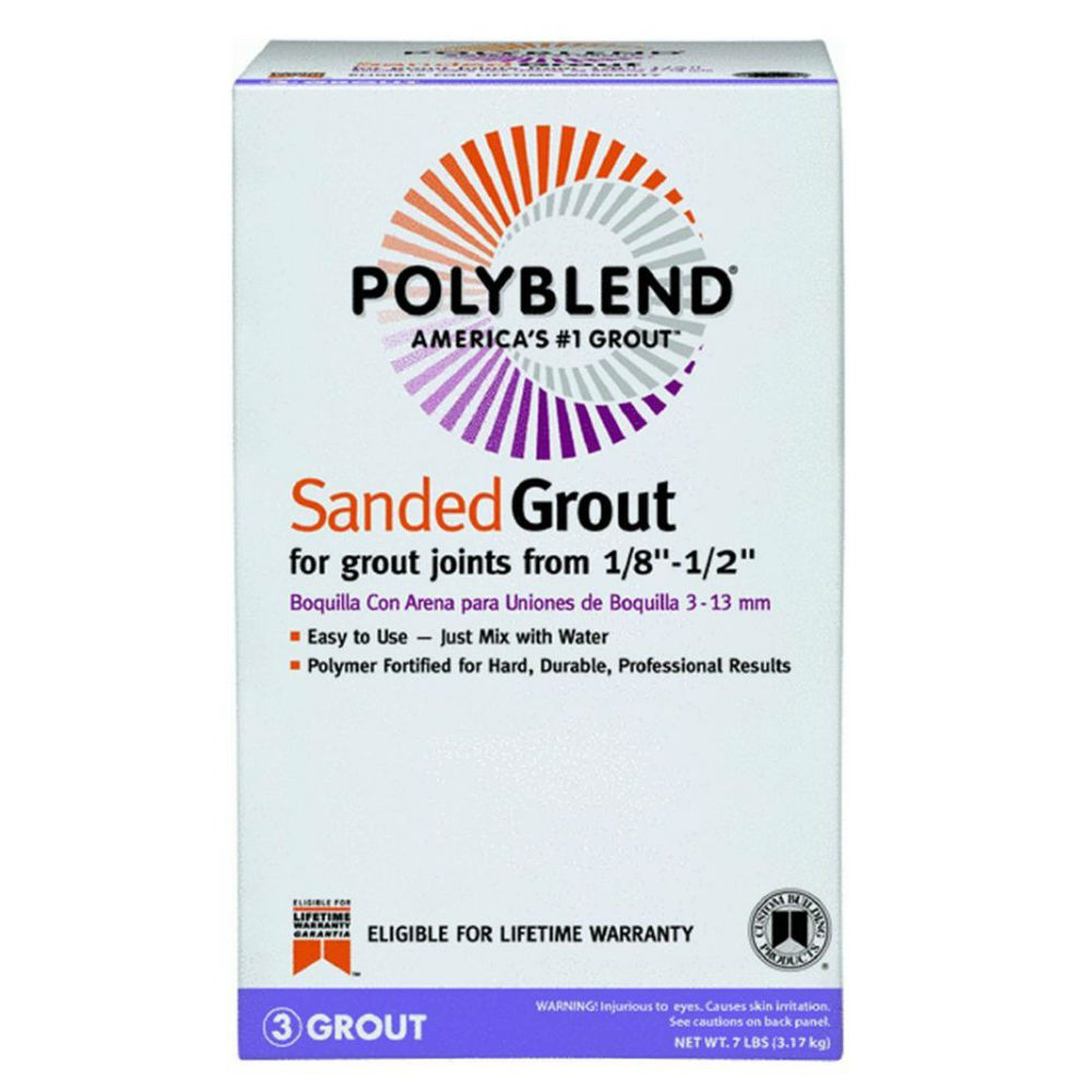 polyblend sanded grout
