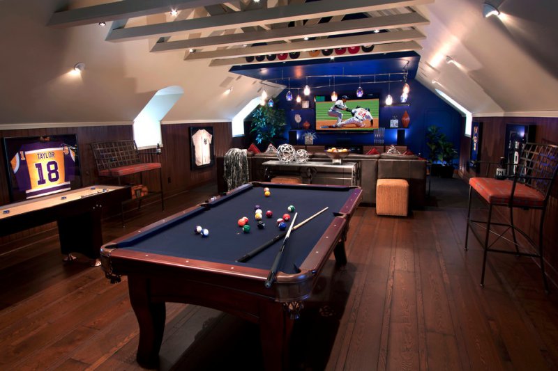 sports theme attic