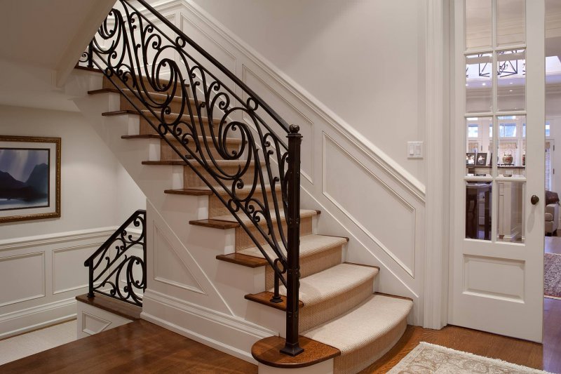 traditional wrought iron railing